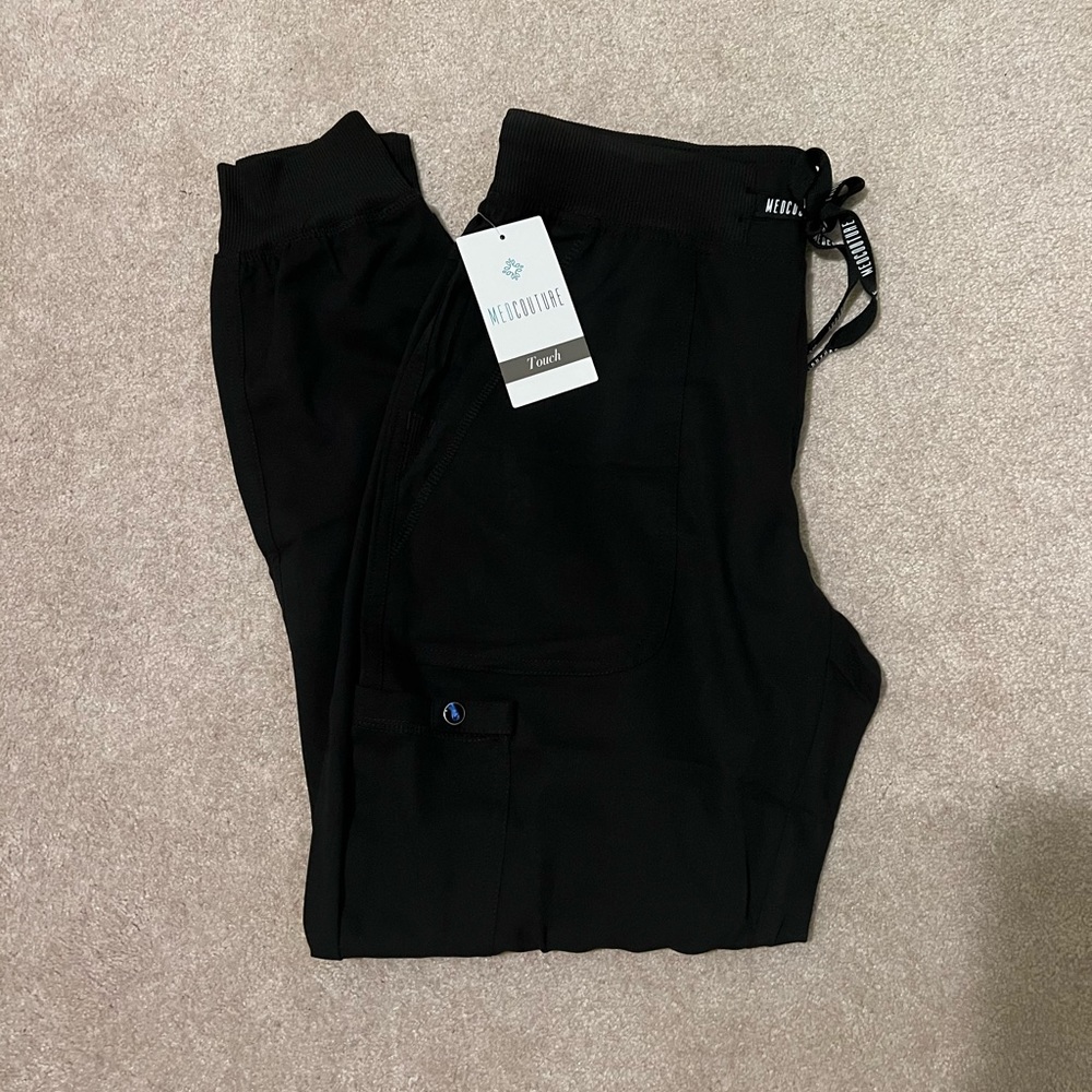 Med Couture women Touch Jogger pants/ black/ size:small